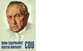 CDU-Plakat zur Bundestagswahl 1957