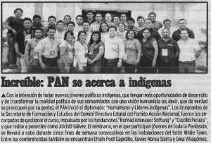 Artikel der Tageszeitung "De Peso" vom 30.05.2014, Mérida Yucatán