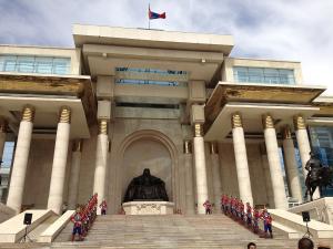 Parlamentsgebäude der Mongolei in Ulaanbaatar