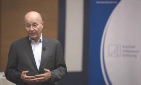 Barham Salih wurde zum Präsident des Iraks gewählt. | Foto: AUIS - Soran Naqishabandy