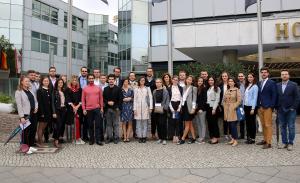 The delegation of junior lawyers from Southeast Europe
