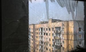 Зруйнований будинок у Донбасі