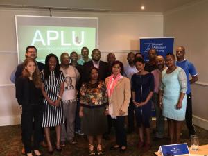 Deputy Public Protector, Ad. Kevin Malunga & Executive Manager: Provinical Investigations and Innovations, Mr. Reginald Ndou, and 13 Investigators from KwaZulu Natal, trained by Prof. Quinot, Director of the African Public Procurement Law Unit at the University of Stellenbosch