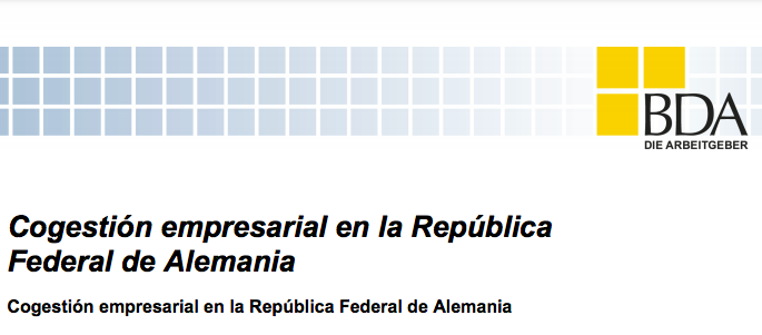 Cogestión empresarial en la República Federal de Alemania
