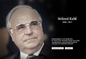 Konrad-Adenauer-Stiftung Derneği Helmut Kohl için yasta