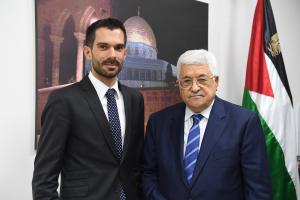 Mahmoud Abbas und Marc Frings