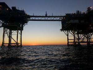 Gulf, Natural Gas Rig, Offshore