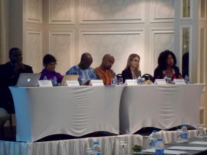 Podiumsdiskussionen mit internationalen Experten der Rechtswissenschaft auf der Jährlichen Juristenkonferenz von ICJ (International Commission of Jurists) in Durban, Südafrika November 2016