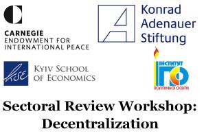 Sectoral Review Workshop: Decentralization