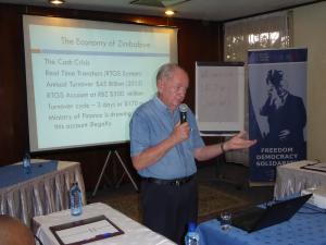 Haki Na Sheria Dialogforum mit Gastredner Eddie Cross (MdB aus Simbabwe)