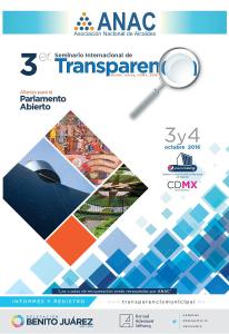 3er Seminario Internacional de Transparencia