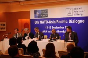 Panel Discussion with Prof. Dr Carlo Masala, Nobushige Takamizawa, Ambassador Shyam Saran, Brigadier General Rainer Meyer zum Felde and James Mackey