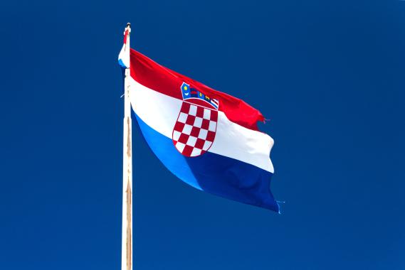 Flagge Fahne Flag Kroatien Croatia Hrvatska