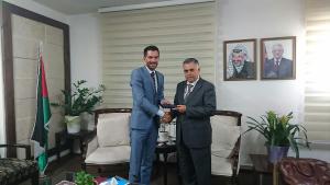 Marc Frings and Dr. Hussein Al-A’raj, Minister of Local Affairs