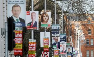 Wahlplakate in Dublin | Foto: picture alliance / empics