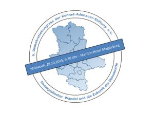 Logo des 6. Demokratiekongresses der KAS (Magdeburg, 28.10.2015)