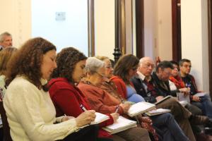 Participantes del coloquio