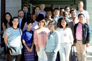 Die Teilnehmer der XIV. International Summer School “Political Campaigning in challenging domestic and international landscapes” 2015 in Berlin