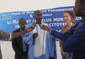 Abgeordneter trifft Wahlkreis Kedougou Juni 15