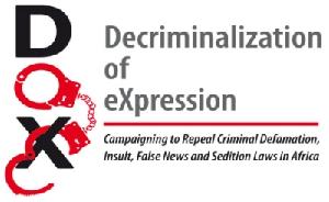 Logo der Decriminalization of Expression Kampagne