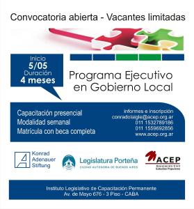 Programa Ejecutivo en Gobierno Local