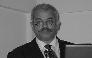 Gilles Cistac auf einer Veranstaltung der KAS Mosambik