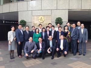 The KAS alumni lawyers from Asia on their meeting in Hong Kong, December 2014