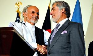Dr. Ashraf Ghani Ahmadzai and Dr. Abdullah Abdullah