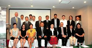 Teilnehmer der Konferenz 'Klimawandel und Energie - Fortschritte in Asien', September 2014 in Peking