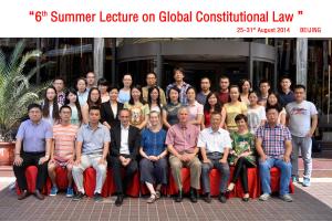 Teilnehmer der 6. Sommervorlesung zum vergleichenden Verfassungsrecht in Peking