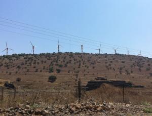 Windräder auf dem Golan
