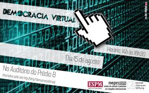 Democracia Virtual em parceria com a ESPM Sul em Porto Alegre.