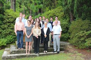 Gruppenbild des Seminars mit der Stiftung Union für ein Bürgerliches Ungarn am 25.06.2014 in Cadenabbia