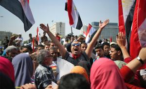 Bild aus dem arabischen Frühling/Demonstration\r\n© dpa / picture-alliance