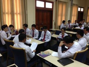 Students of the Royal Academy of Judicial Professions discuss Case Study Methodology