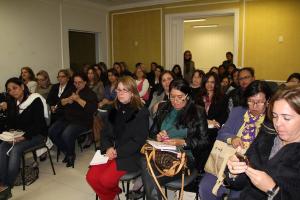 Participantes durante a palestra.