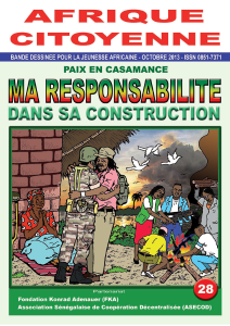 Titelseite Afrique Citoyenne Meine Verantwortung beim Friedensaufbau in der Casamance