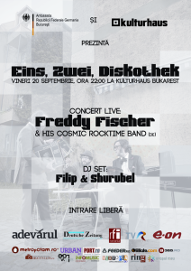 Flyer des Konzerts Freddy Fischer