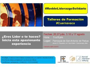 Invitacion #ReddeLiderazgoSolidario en Cuernavaca