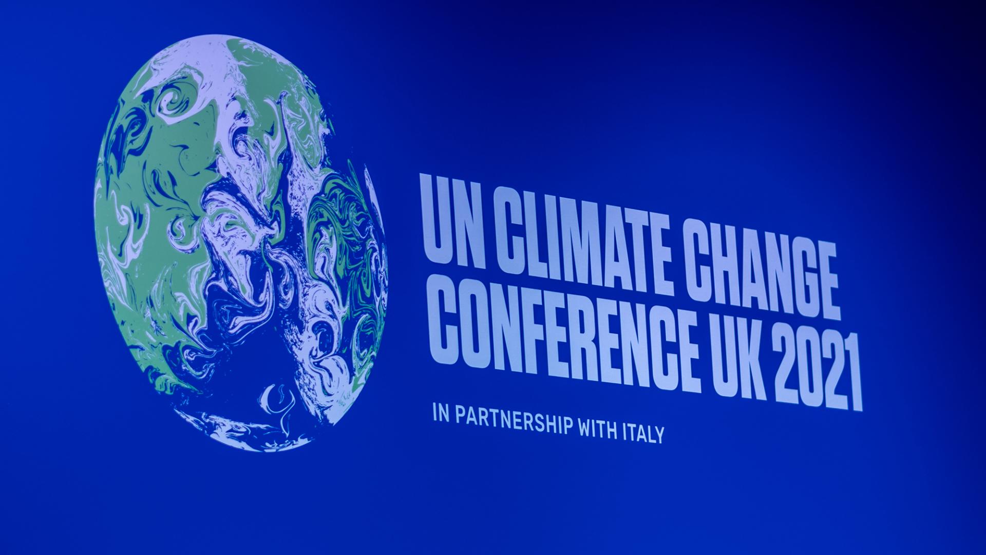 Logo und Schriftzug der COP26