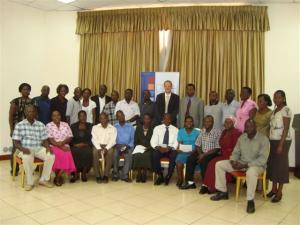 Group photo with participants of the UMU scholarship holders meeting