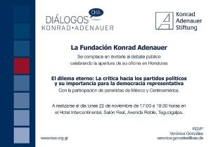 Invitación Dialogo KAS partidos políticos