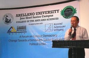 Arellano University Forum on Centrist Democracy