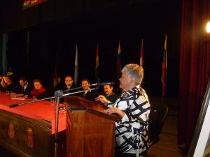 La Dra. Silvia Salame Farjat inaugura el seminario.
