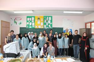 Vocational Training School Opladen in the Secondary Girl´s School in Jalazoon