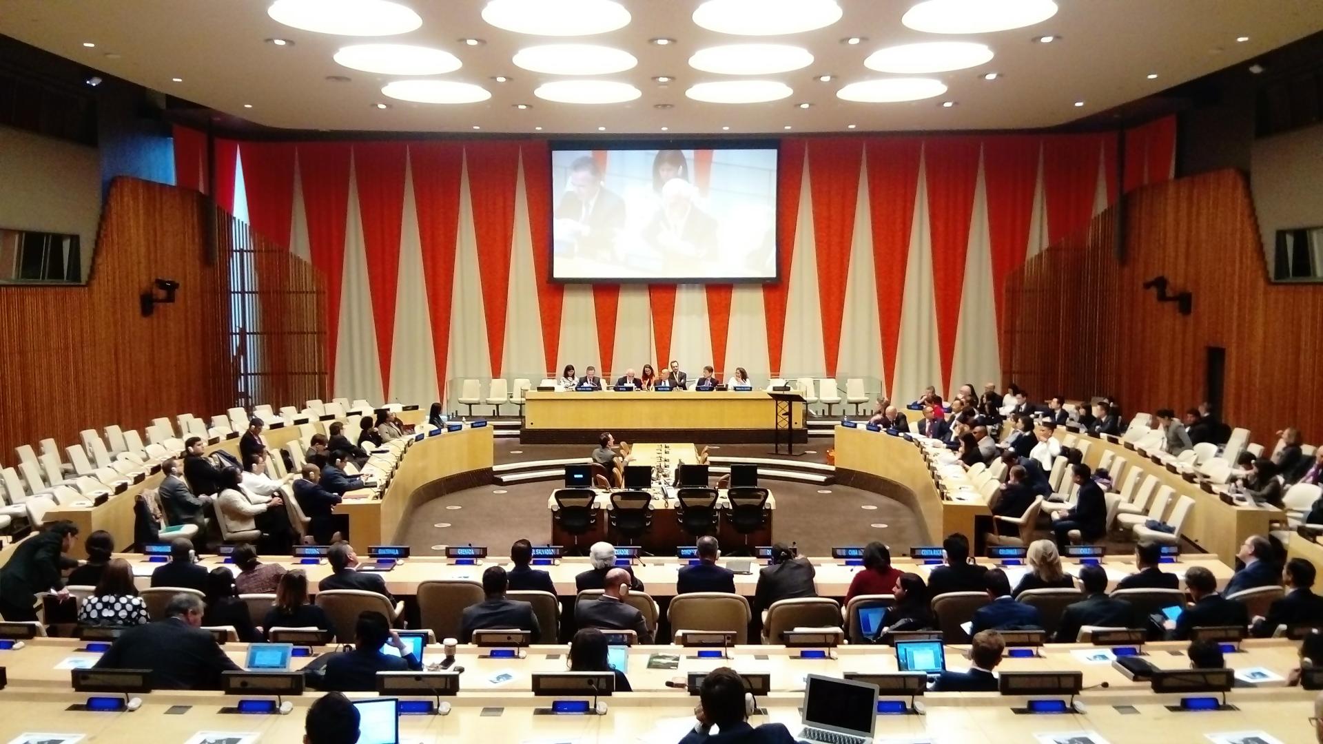 Gedenkfeier in New York anlässlich des 50. Jahrestages des Vertrags von Tlatelolco