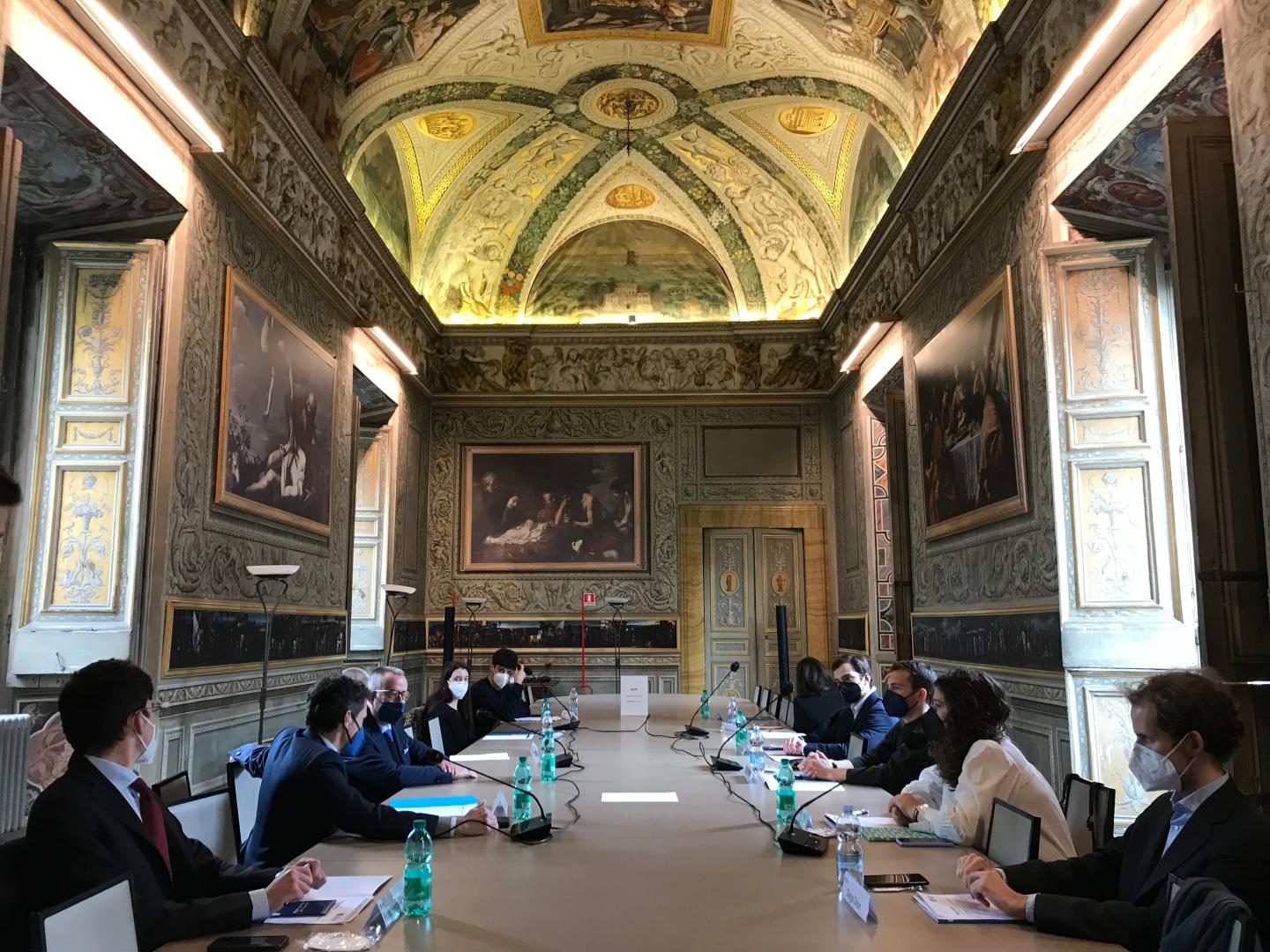 Begrüßung im Centro Studi Americani