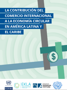 libro La contribucion del comercio internacional a la economia circular en america latina y el caribe