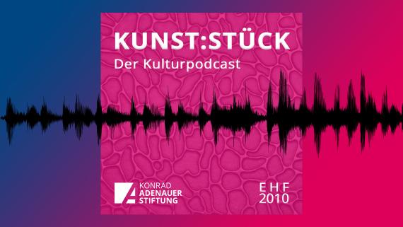 Titelbild mit Podcastcover zum KAS-Podcast kunst:stück