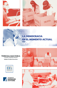 La democracia en el momento actual